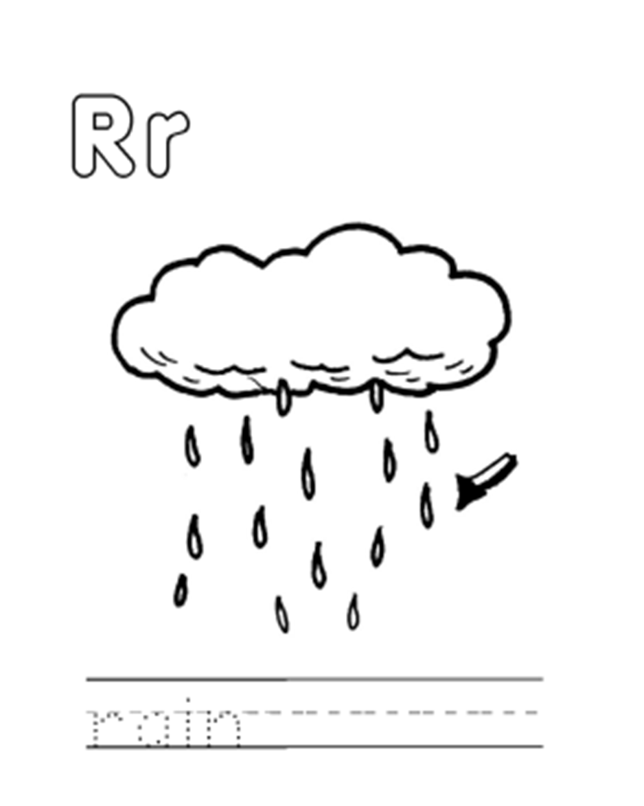 80 Printable Raindrop Coloring Pages 31