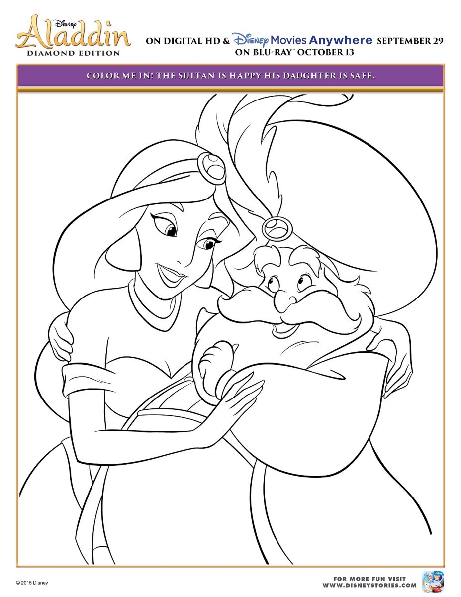 Get 85 Aladdin Coloring Page Ideas 20