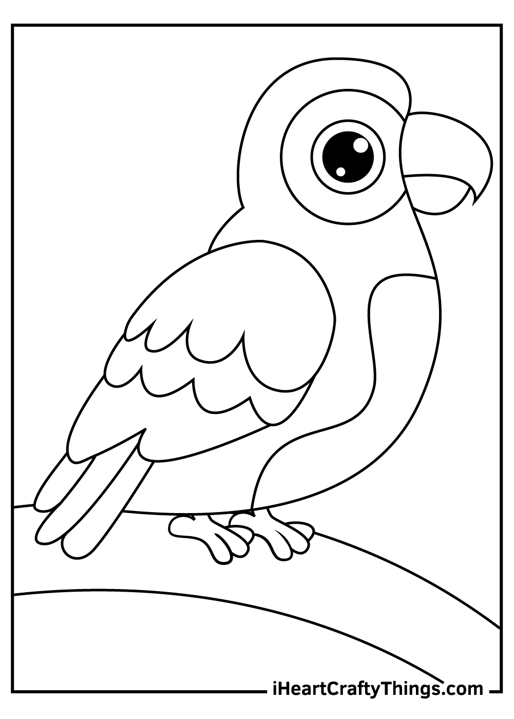 Get 85 Coloring Page Parrot Ideas 34