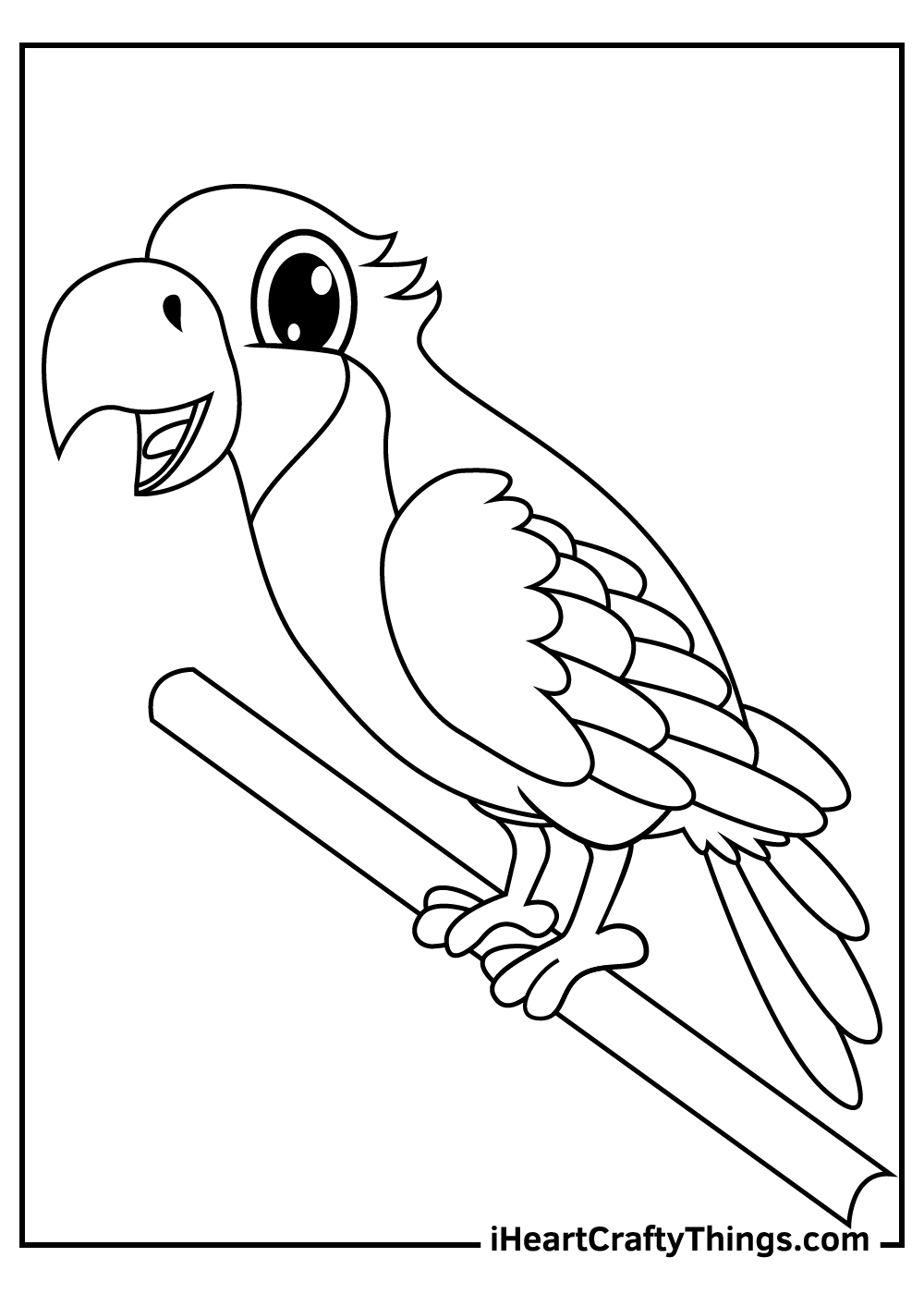 Get 85 Coloring Page Parrot Ideas 35